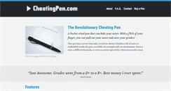 Desktop Screenshot of cheatingpen.com